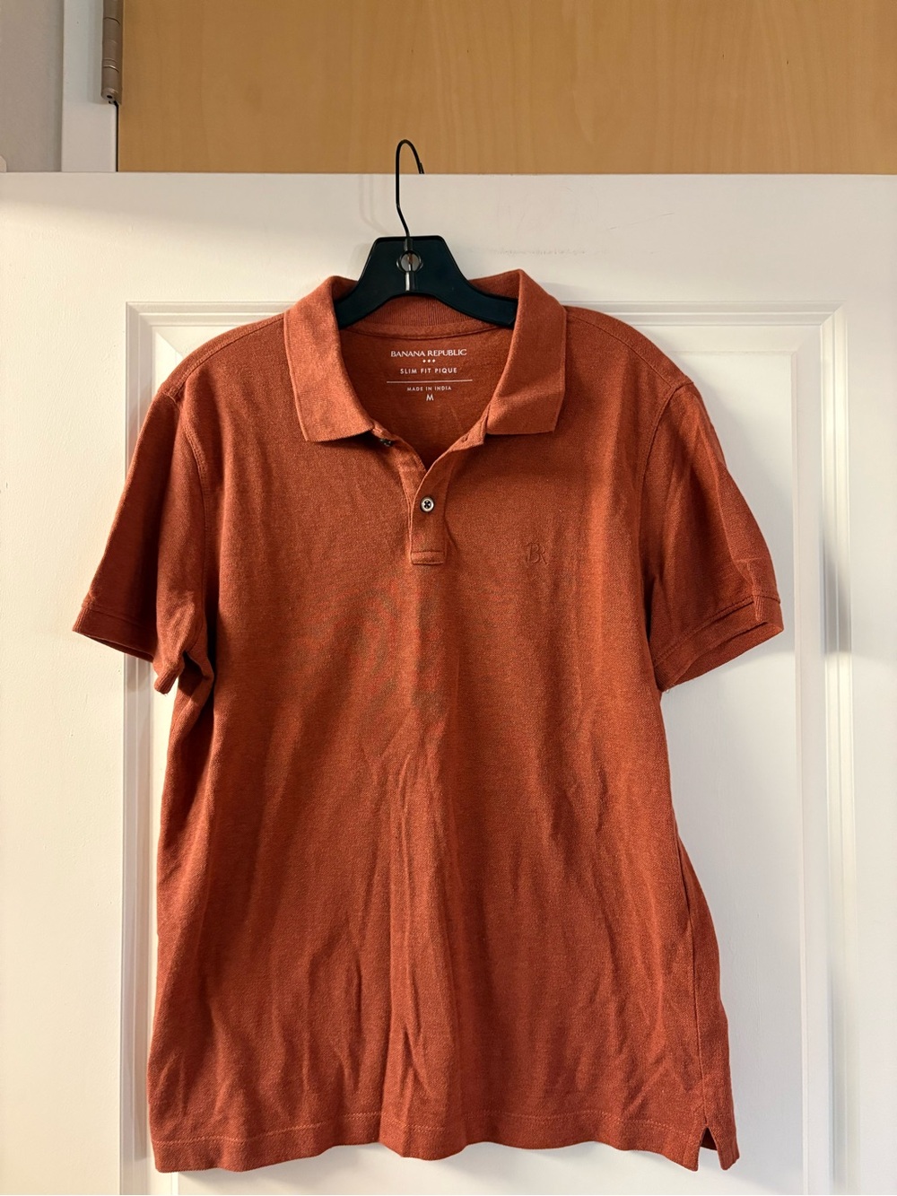 Banana Republic Men’s Rust Orange Polo Shirt